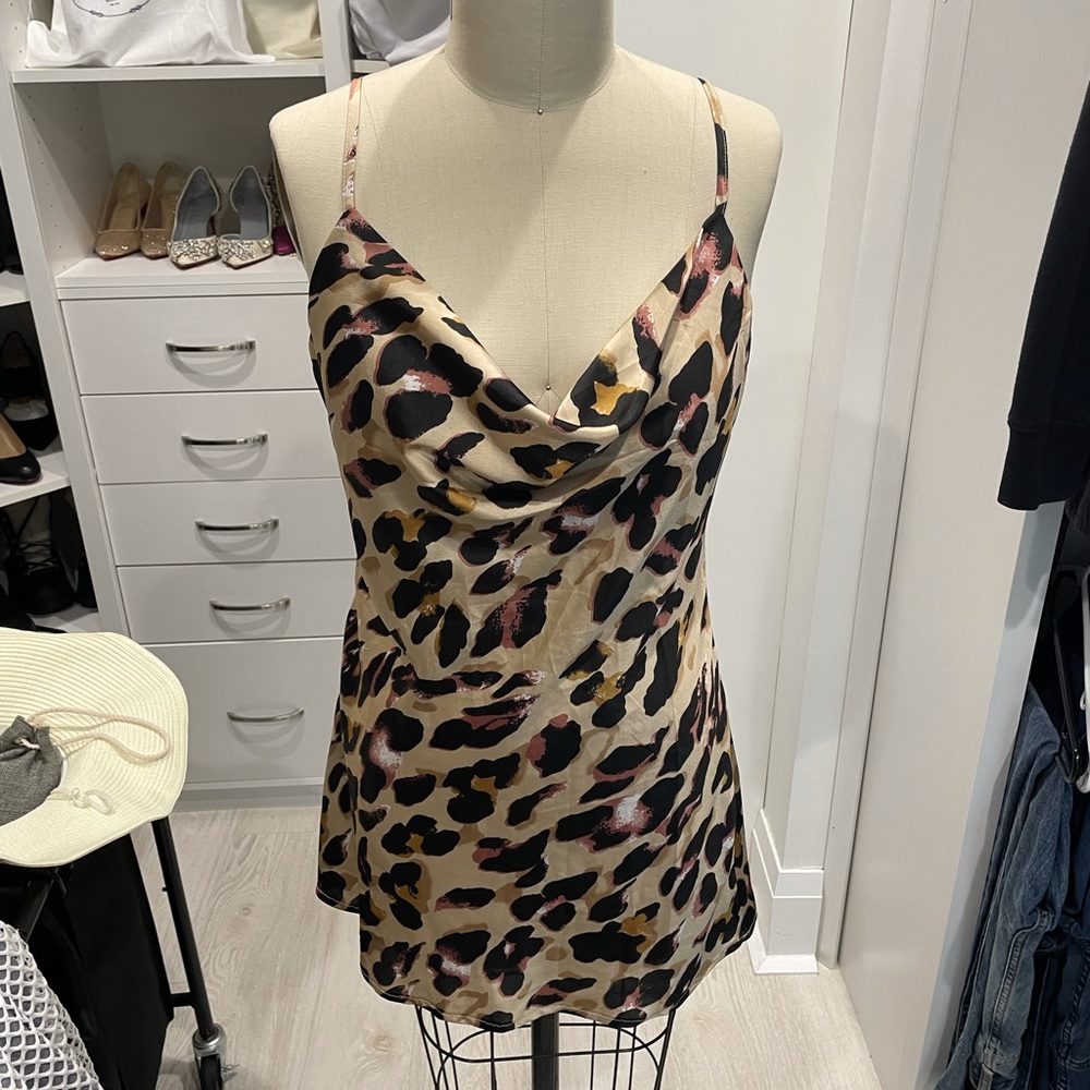Leopard mini dress